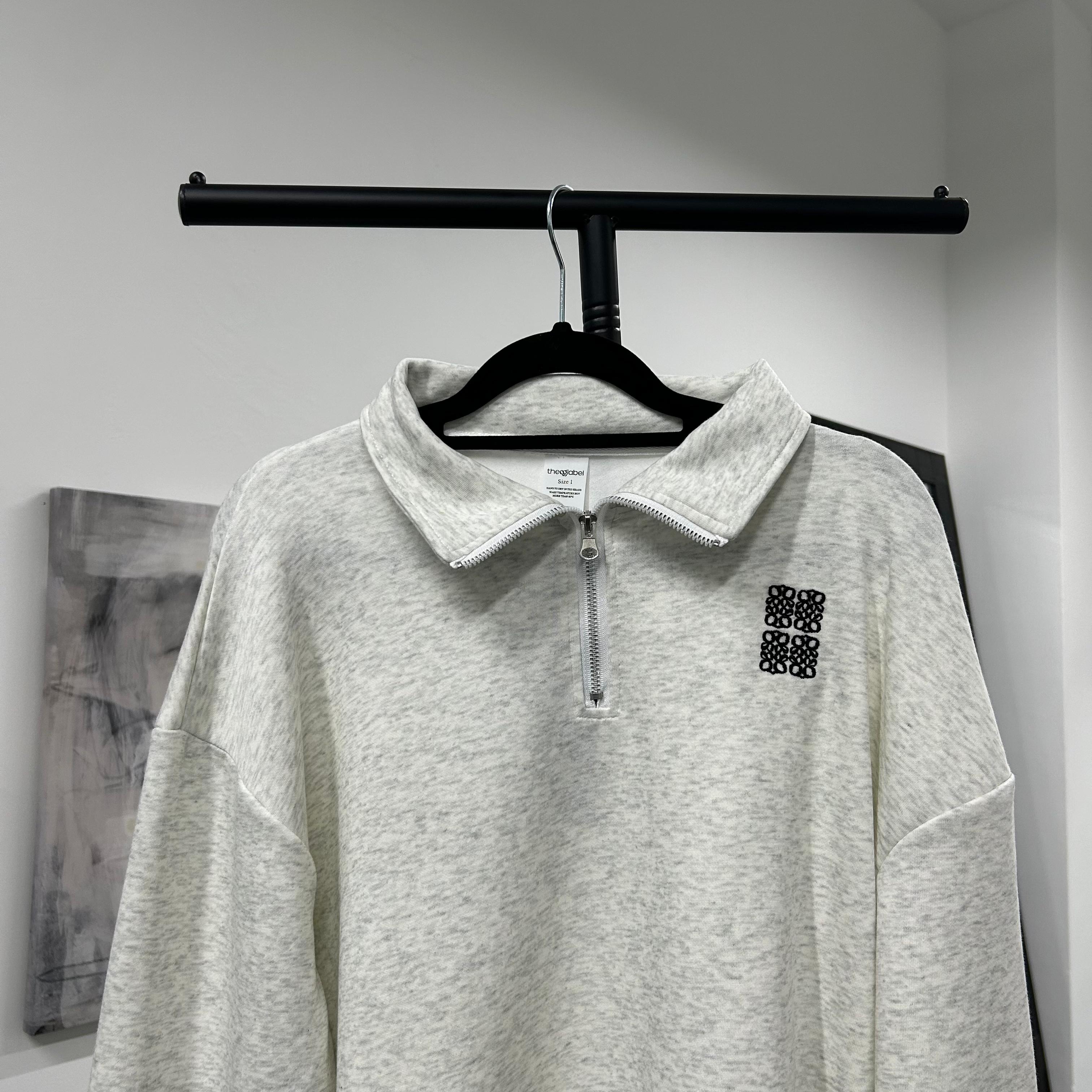 GG Zip Up Sweater (Non-fleece material)