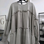 Santorini Ruffles Blouse (CGLABEL - Linen Crinkle)