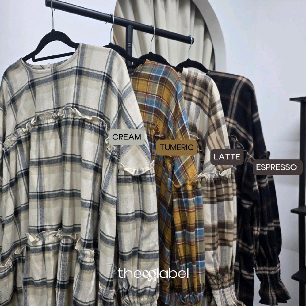 Santorini Ruffles Blouse (CGLABEL - Flannel)