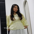 Elena Blouse - Salt Linen