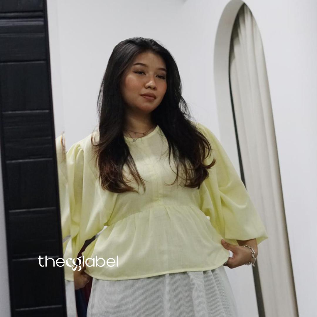 Elena Blouse - Salt Linen