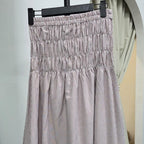 Smock Skirt (By The CG label - Linen Stripes series)