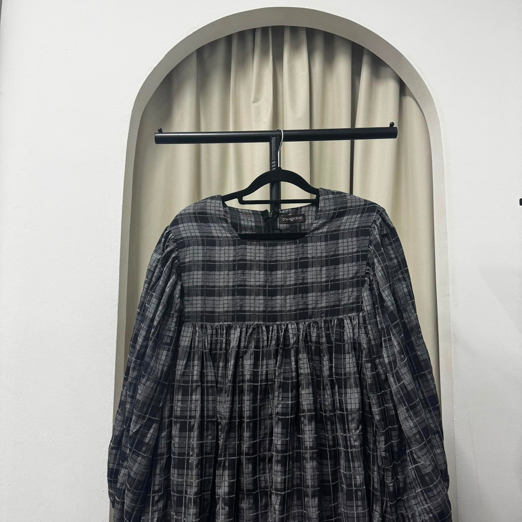 Amani Puffy Sleeve Dress (CGLABEL - Cotton Mix Poly)