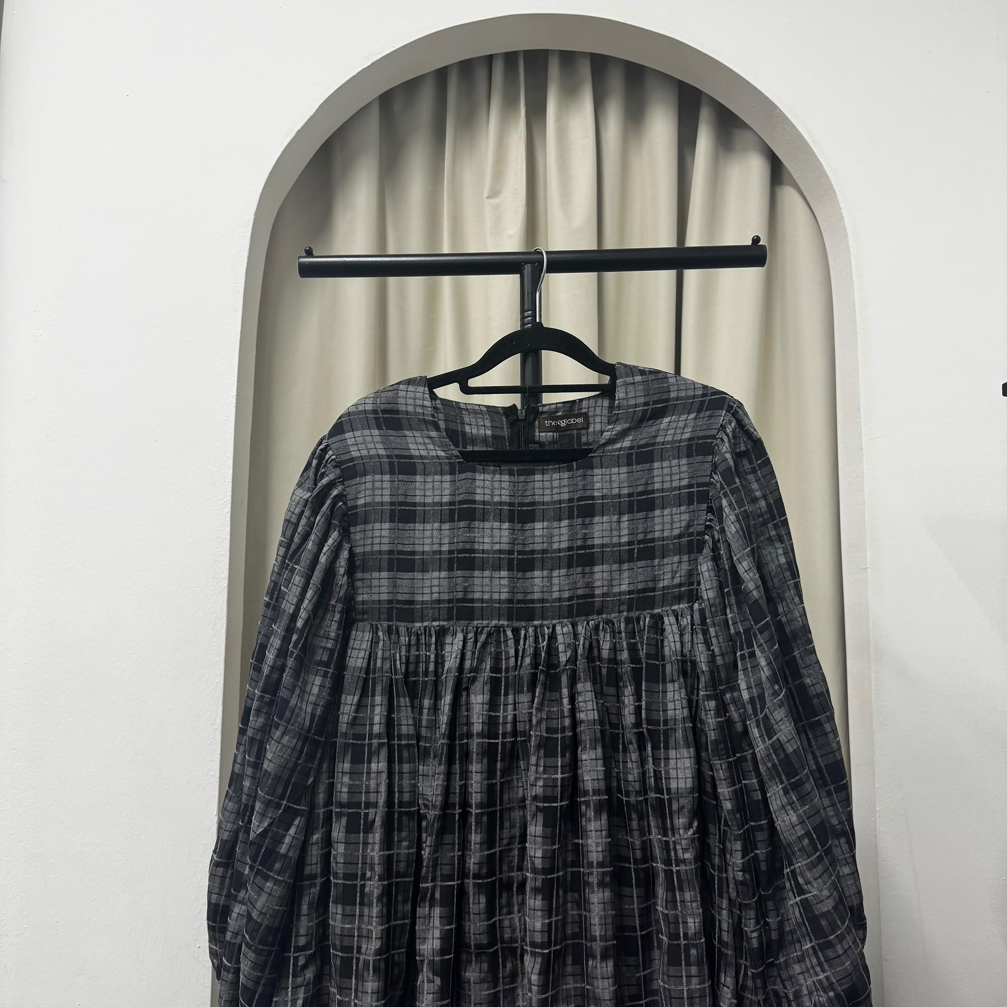 Amani Puffy Sleeve Dress (CGLABEL - Cotton Mix Poly)