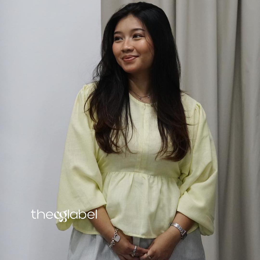 Elena Blouse - Salt Linen