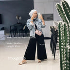 Wide Textured Pants [CG Curated Series]