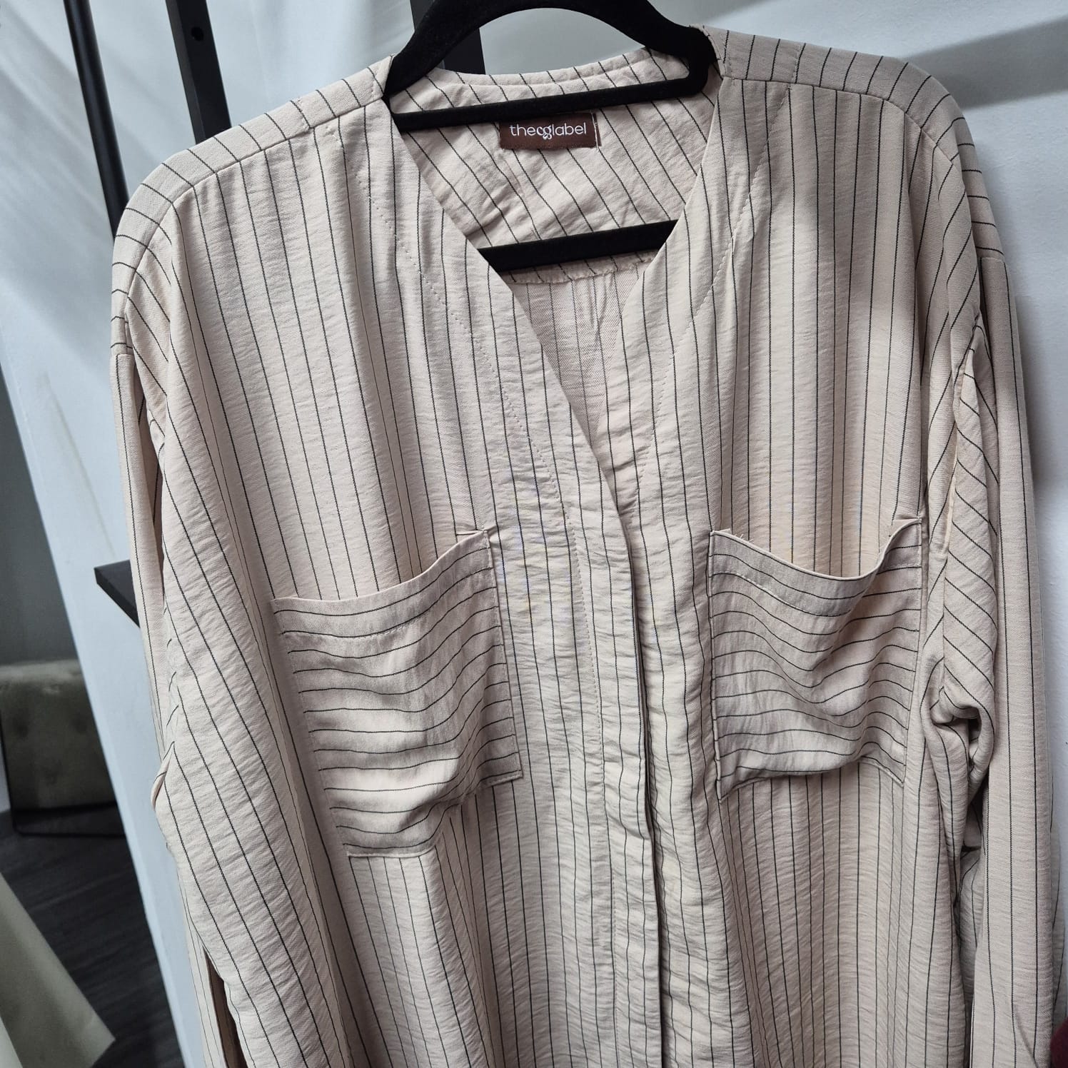 Signature Shirt (by thecglabel - Linen Stripes Woven)