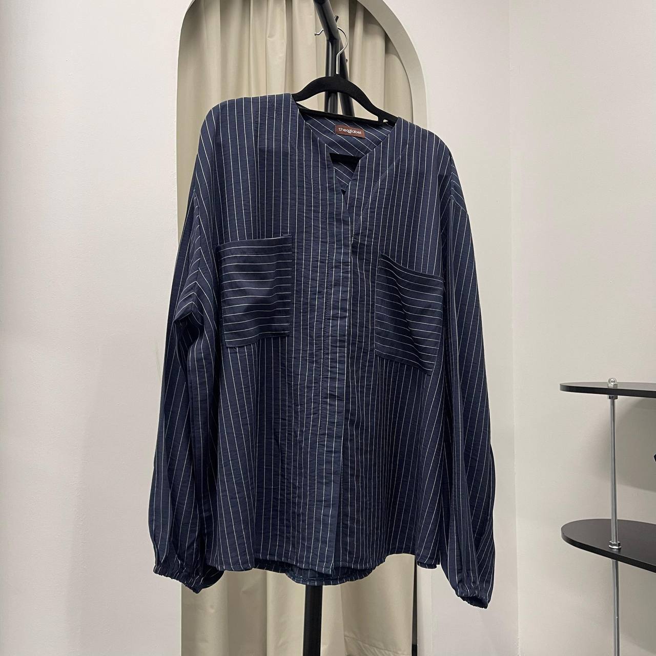 Signature Shirt (by thecglabel - Linen Stripes Woven)