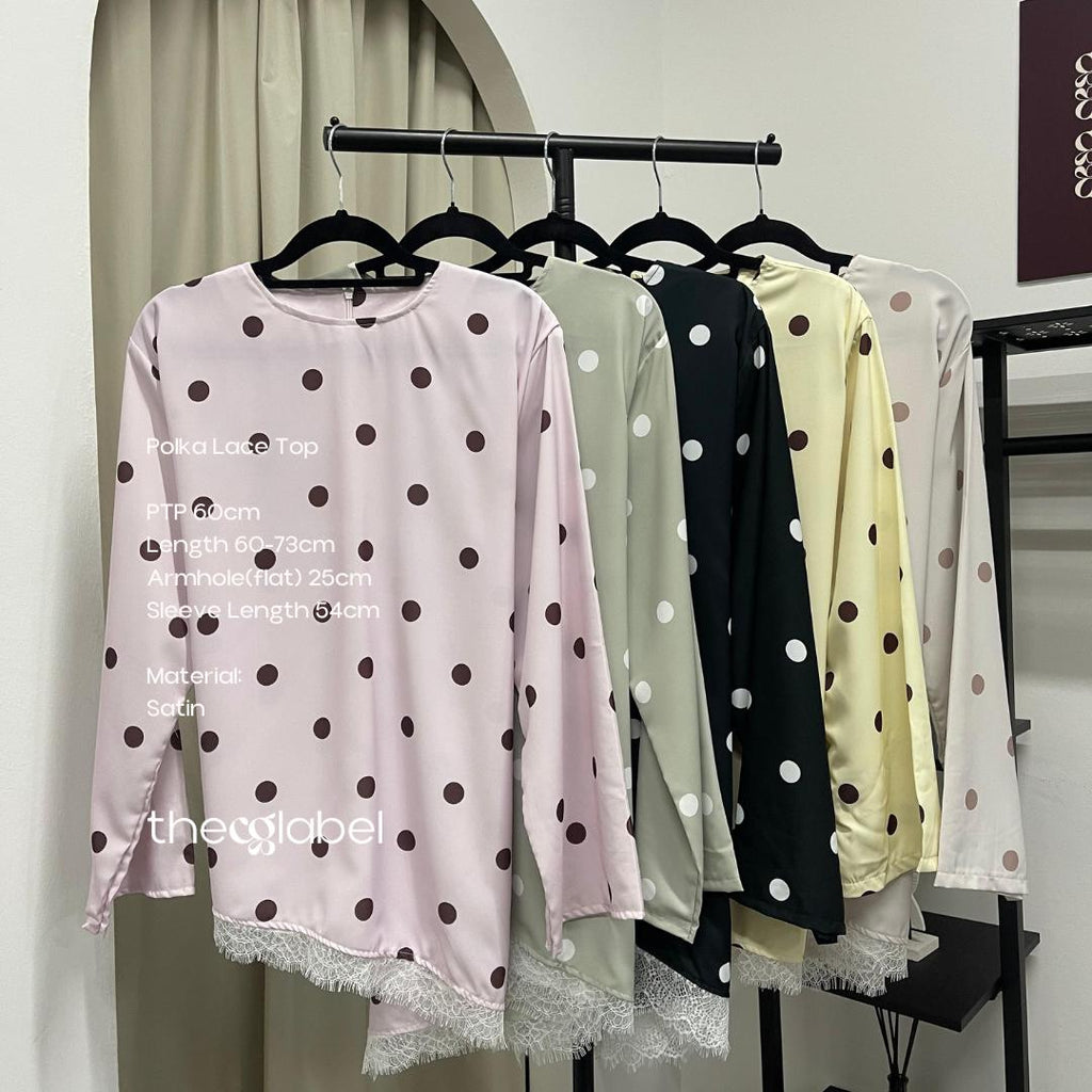 Polka Lace Top (CG Curated Series)