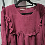 Serina Cropped Blouse (CGLABEL - Cotton Foam)