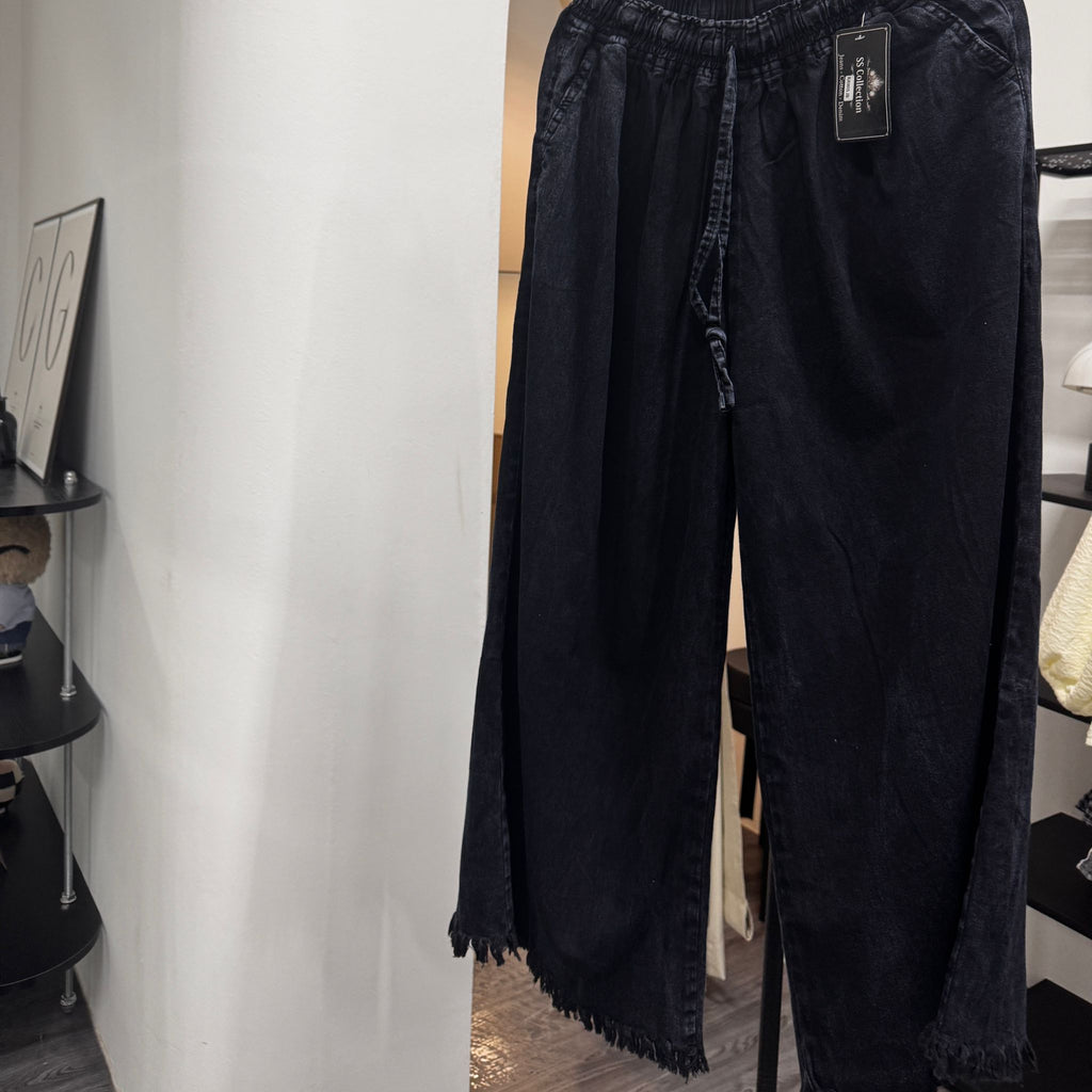 Frill Denim Pants (CG Curated Series)