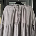 Babydoll Oversized Top (CGLABEL- Checkered Linen)