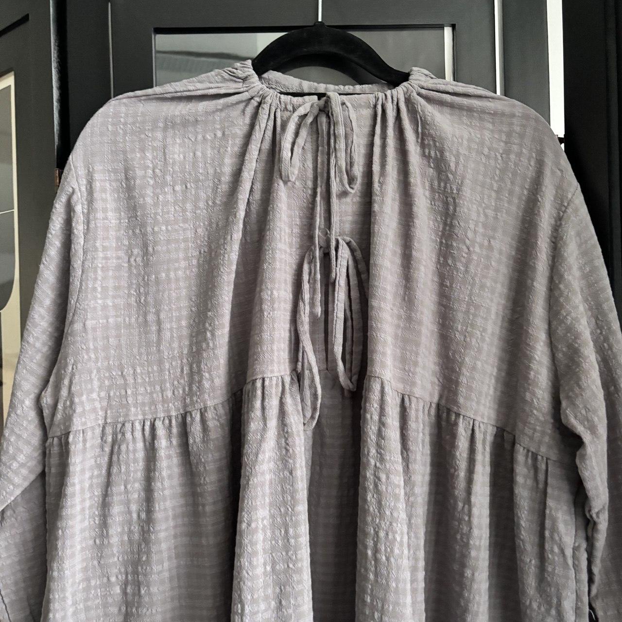Babydoll Oversized Top (By thecglabel- Checkered Linen)