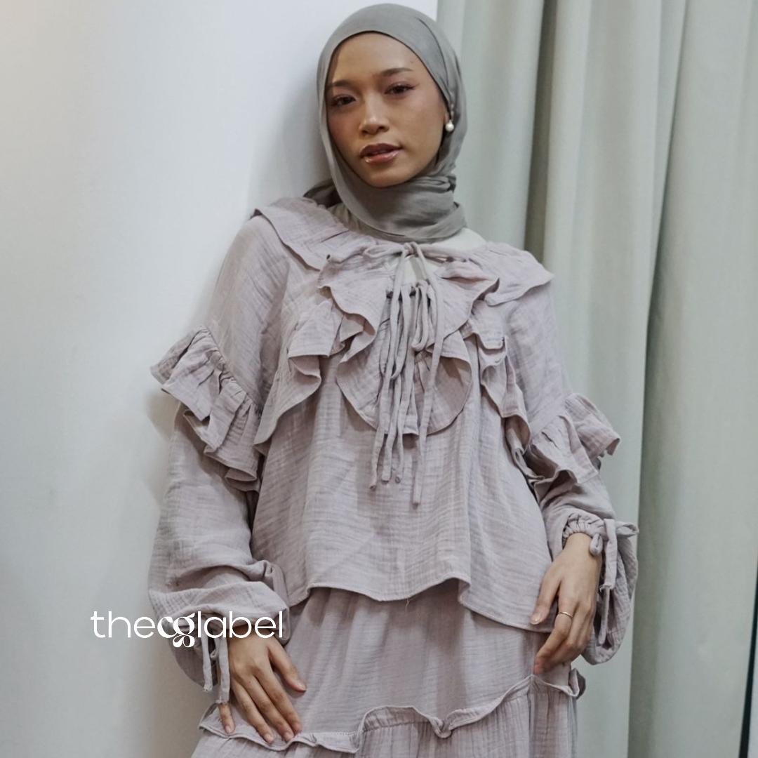 Thara Ruffles Blouse (By thecglabel - Cotton Foam Series)