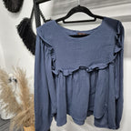 Serina Cropped Blouse (CGLABEL - Cotton Foam)