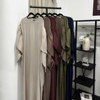 Scrunch Sleeve Dress (Thecglabel RAYA - Satin Series)
