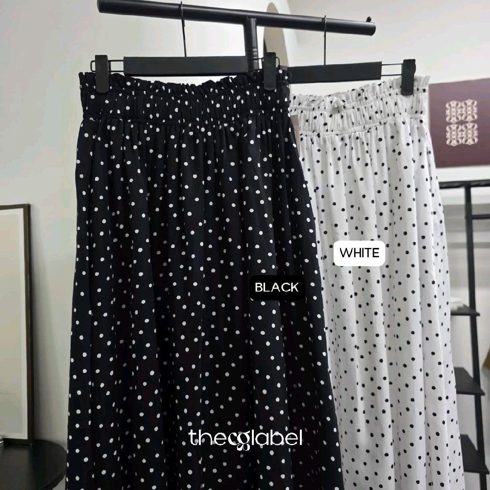 Polka Poplin Skirt (CG Curated Series)