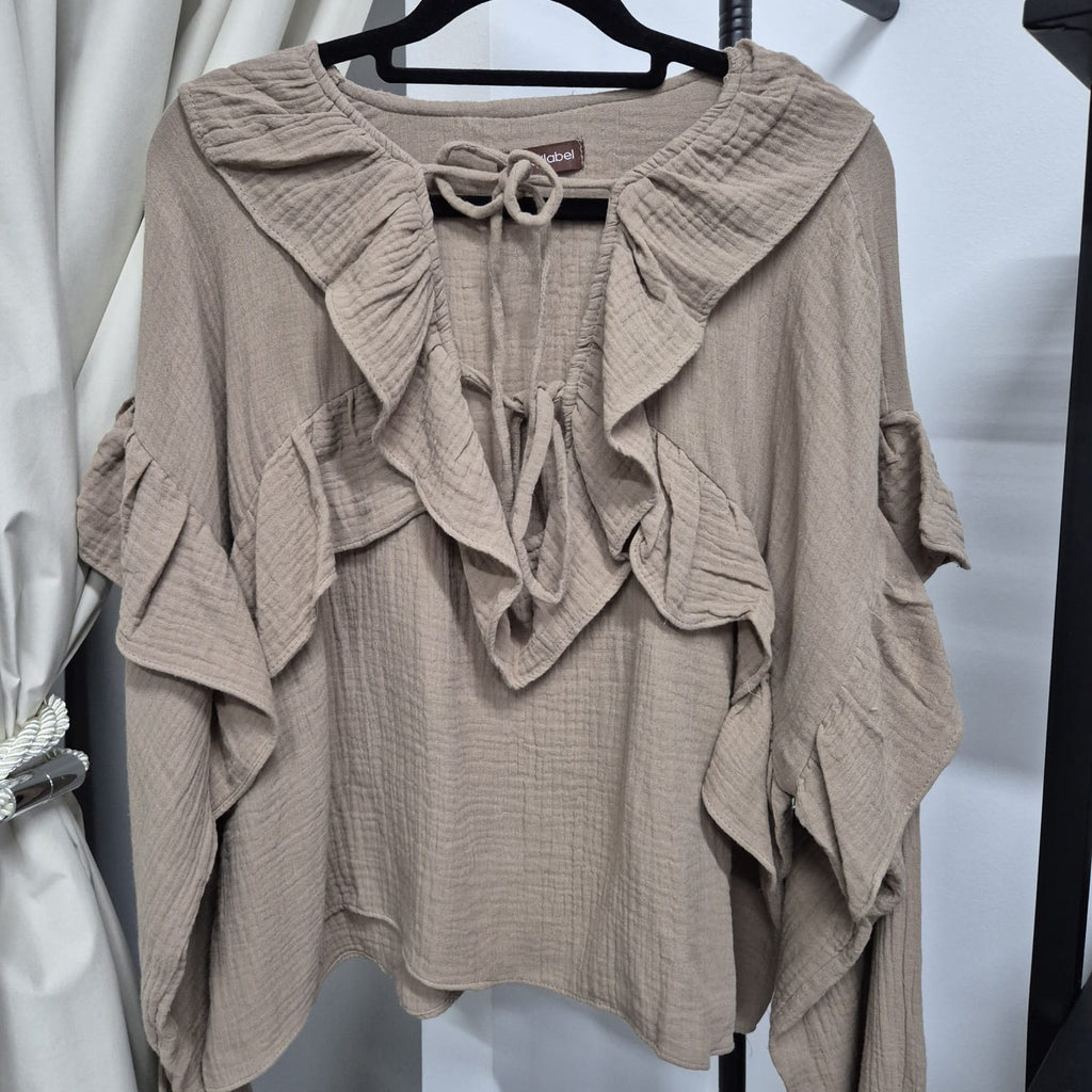 Thara Ruffles Blouse (By thecglabel - Cotton Foam Series)