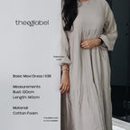 Basic Oversized Maxi Dress (THECGLABEL - Cotton Foam Series)