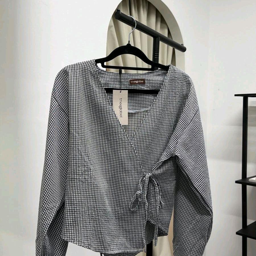 Kimono Blouse (CGLABEL - Seersucker)