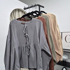 Oversized Ribbon Peplum (CGLABEL - Cotton Foam series)