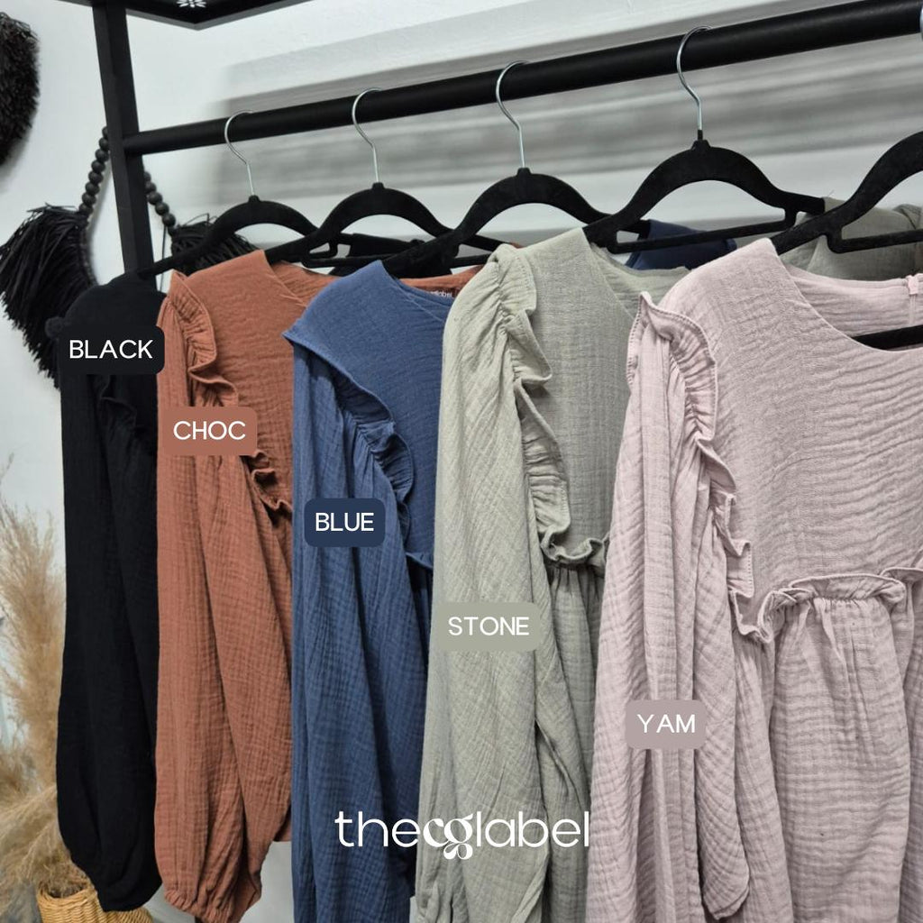 Serina Cropped Blouse (CGLABEL - Cotton Foam)