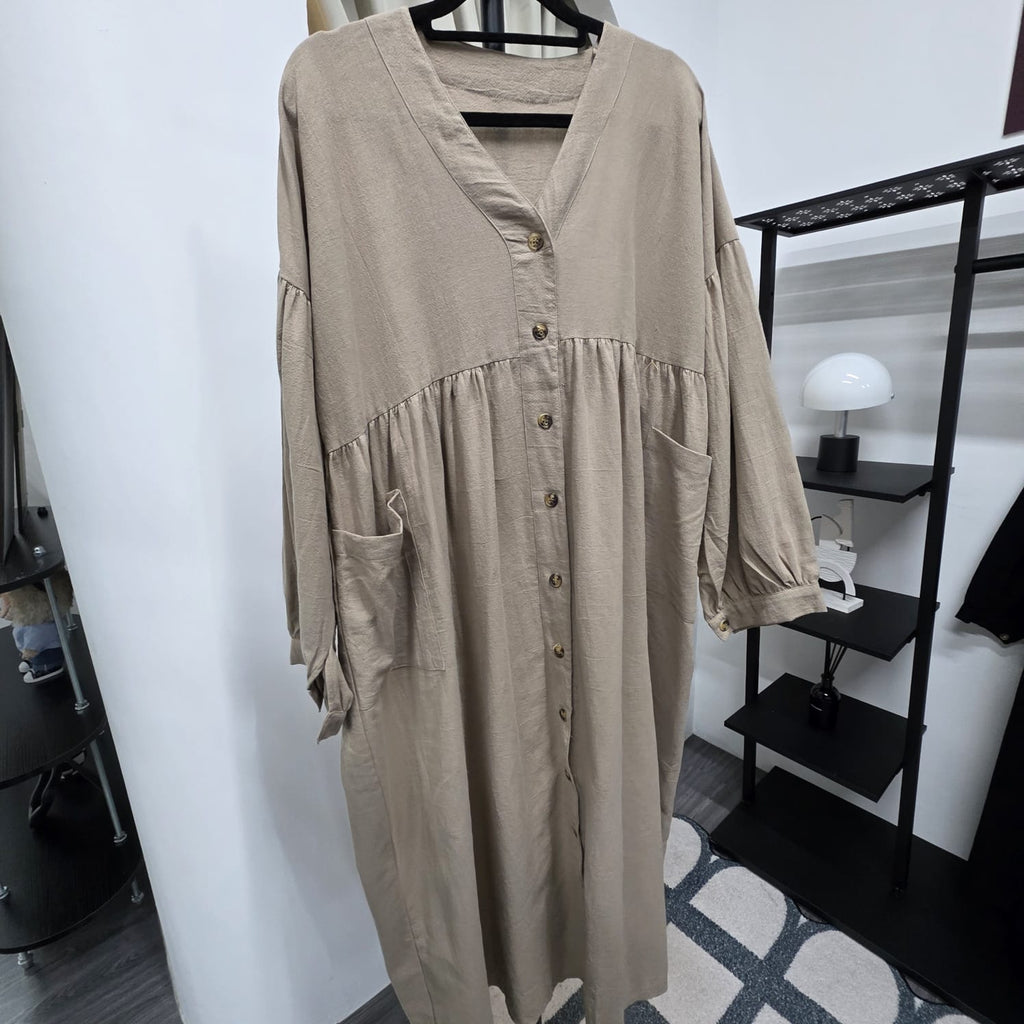 Linen Button Tunik (Curated Series)