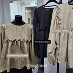 Serina Cropped Blouse (CGLABEL - NR Stripes)