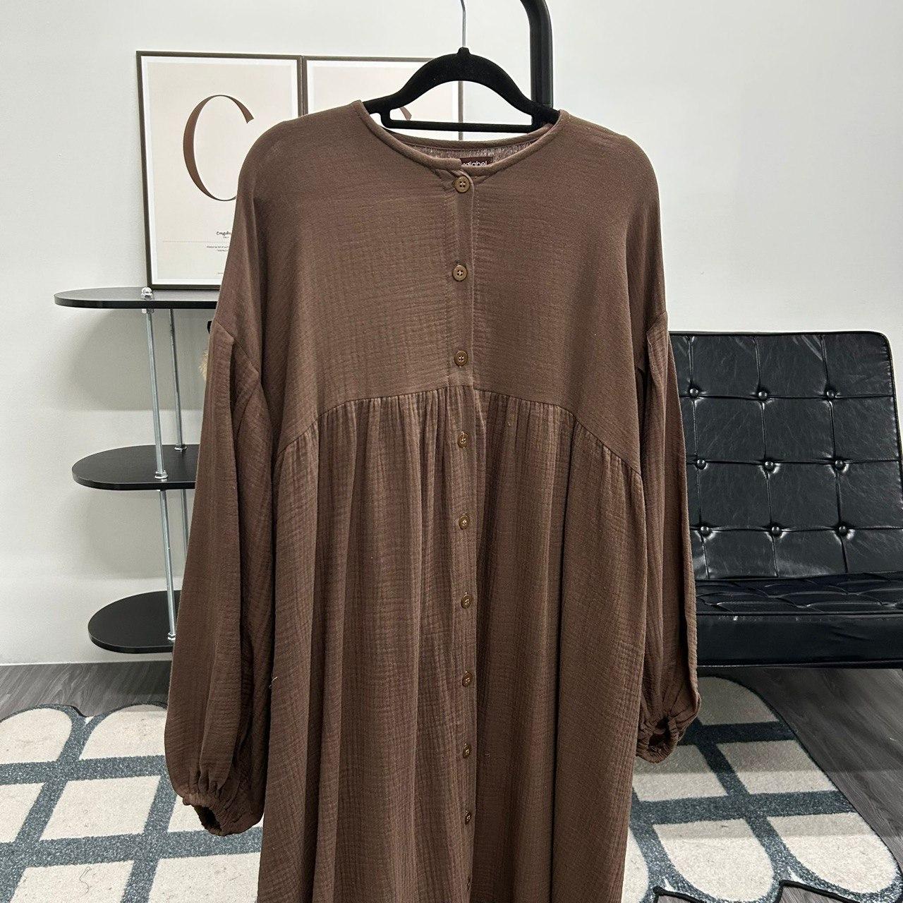 Mum Button Dress (CGLABEL - Foam)