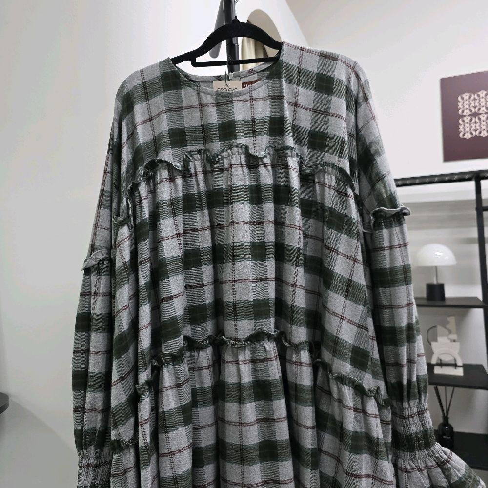 Santorini Ruffles Blouse (CGLABEL - Flannel)