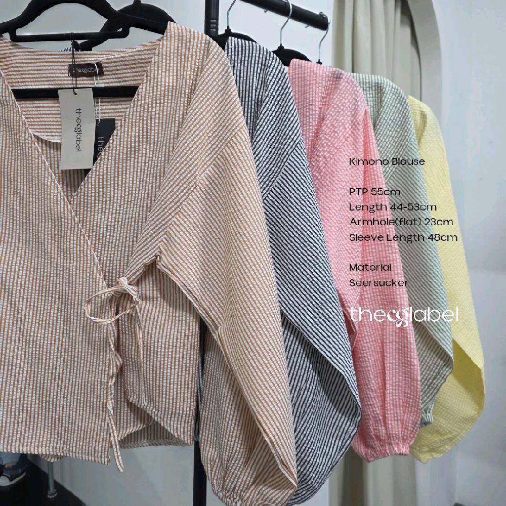 Kimono Blouse (CGLABEL - Seersucker)