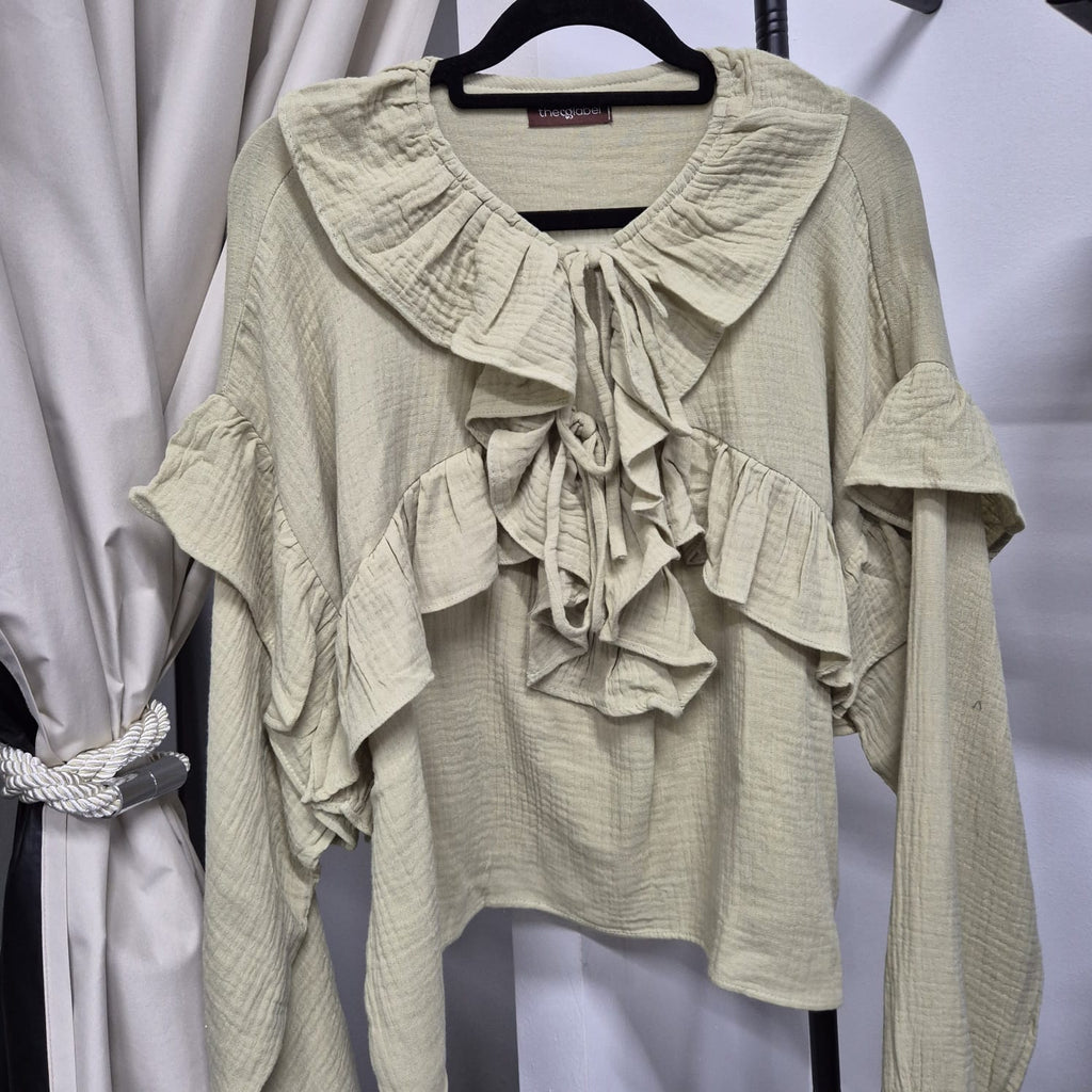 Thara Ruffles Blouse (By thecglabel - Cotton Foam Series)