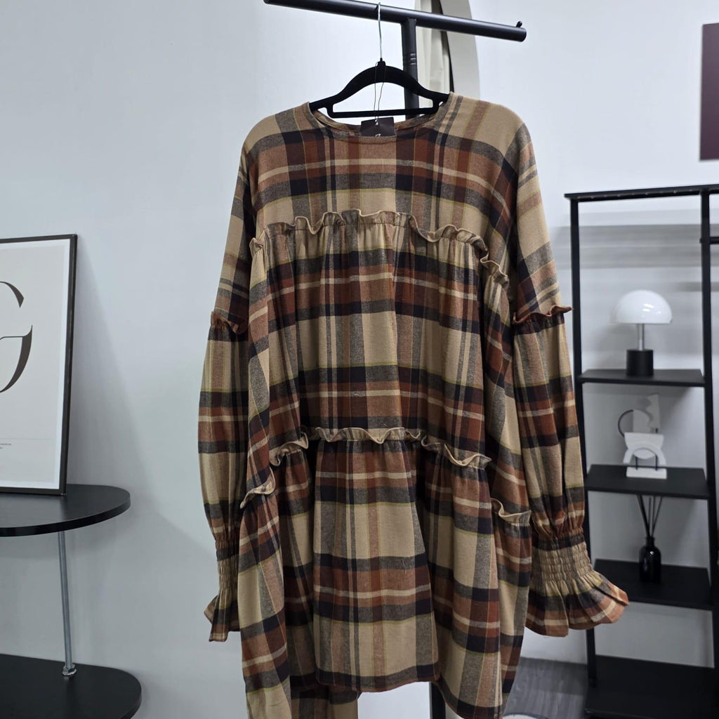 Santorini Ruffles Blouse (by The CGlabel - Flannel series)