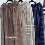 Striped Linen Skirt (Curated Series)