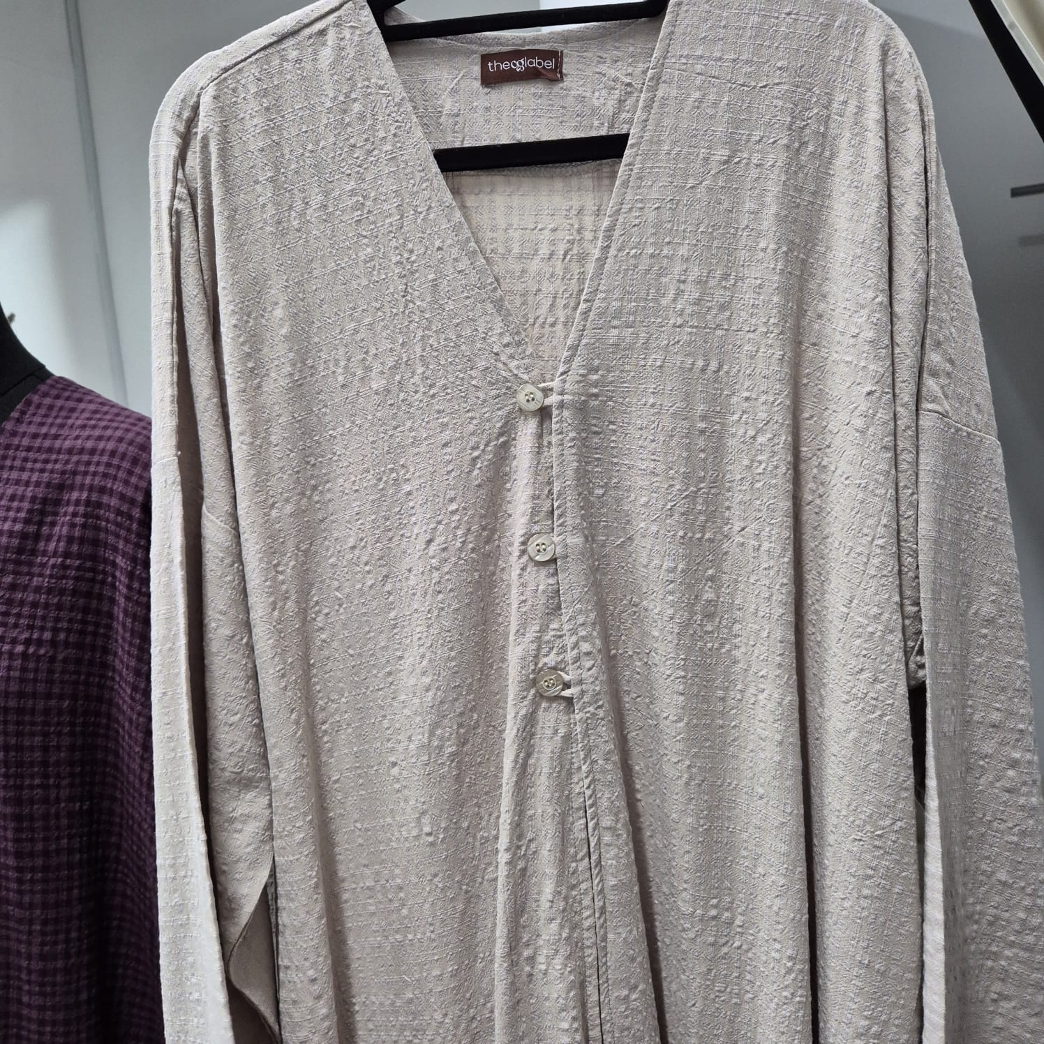 Kimono Outerwear (By thecglabel - Checkered Linen)