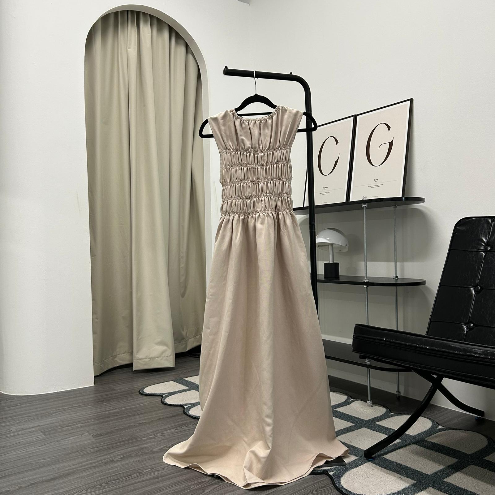 Smock Sleeveless Dress V.2 (By thecglabel - Linen Woven material)
