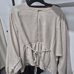 Elena Blouse - Salt Linen