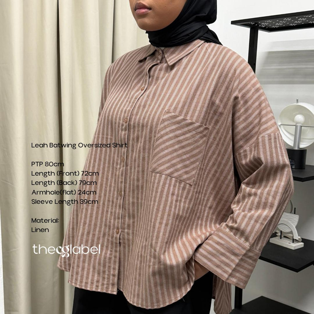 Leah Batwing Oversized Shirt (Curated Series)