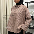 Leah Batwing Oversized Shirt (Curated Series)