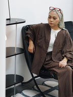 Signature Shirt (by thecglabel - Linen Stripes Woven)