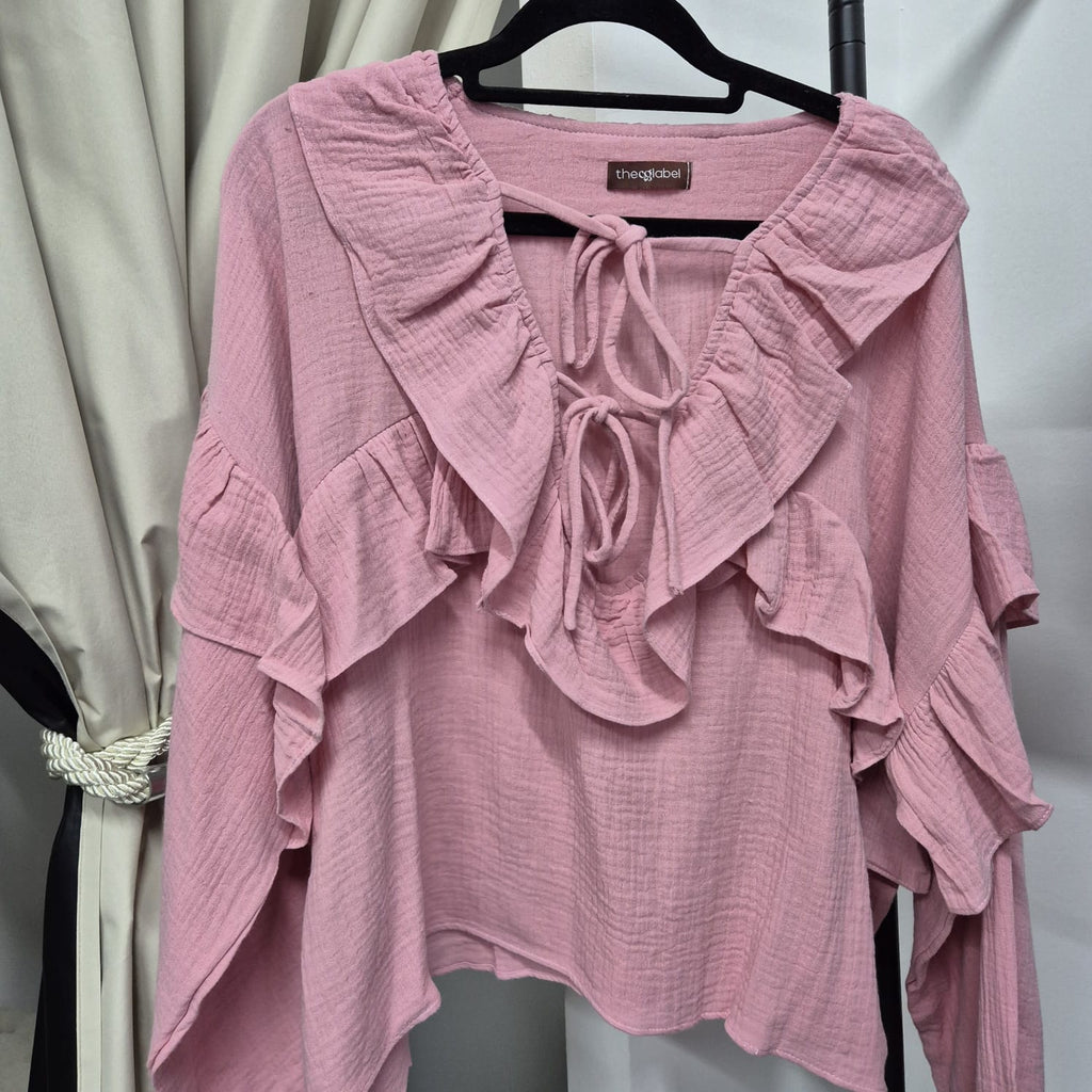 Thara Ruffles Blouse (By thecglabel - Cotton Foam Series)