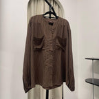 Signature Shirt (by thecglabel - Linen Stripes Woven)