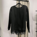 Lucy Lace Blouse (CGLABEL - Satin)