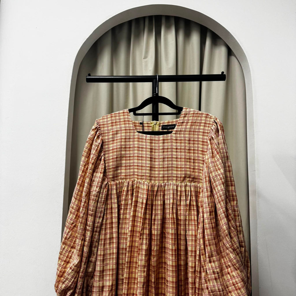 Amani Puffy Sleeve Dress (CGLABEL - Cotton Mix Poly)