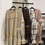Santorini Ruffle Dress (CGlabel - Flannel)