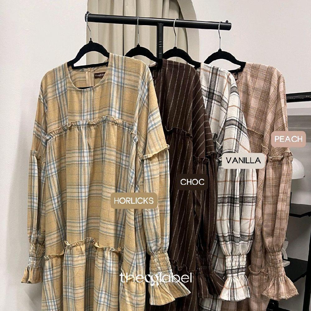 Santorini Ruffle Dress (CGlabel - Flannel)