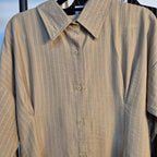 Dart Signature Shirt (By thecglabel - Linen Stripes Woven Material)