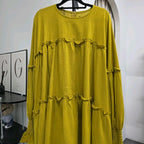 Santorini Ruffles Blouse (CGLABEL - Linen Crinkle)