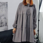 Babydoll Oversized Top (By thecglabel- Checkered Linen)
