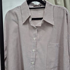 Boxy Shirt (CGLABEL - Linen Stripes)
